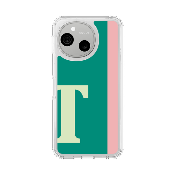 スリムプロテクションケース［ オリジナル - initial color line - T green ］