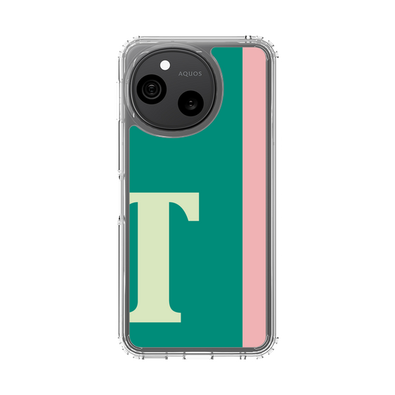 スリムプロテクションケース［ オリジナル - initial color line - T green ］