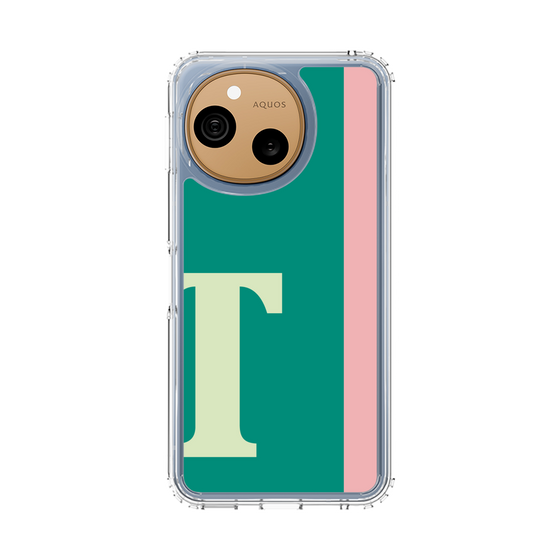 スリムプロテクションケース［ オリジナル - initial color line - T green ］