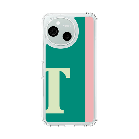 スリムプロテクションケース［ オリジナル - initial color line - T green ］