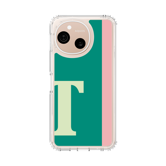 スリムプロテクションケース［ オリジナル - initial color line - T green ］