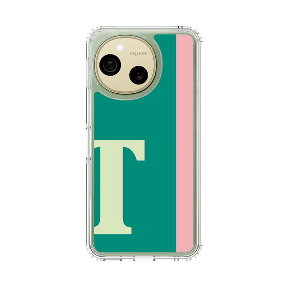 スリムプロテクションケース［ オリジナル - initial color line - T green ］