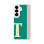 スリムプロテクションケース［ オリジナル - initial color line - T green ］