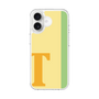 スリムプロテクションケース［ オリジナル - initial color line - T yellow ］