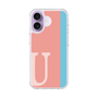 スリムプロテクションケース［ オリジナル - initial color line - U pink ］