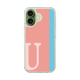 スリムプロテクションケース［ オリジナル - initial color line - U pink ］