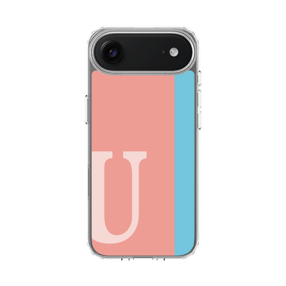 スリムプロテクションケース［ オリジナル - initial color line - U pink ］