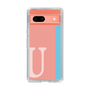 スリムプロテクションケース［ オリジナル - initial color line - U pink ］