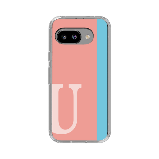 スリムプロテクションケース［ オリジナル - initial color line - U pink ］