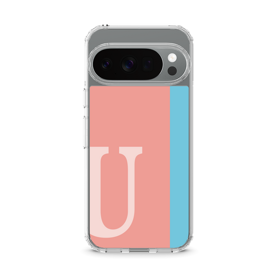 スリムプロテクションケース［ オリジナル - initial color line - U pink ］
