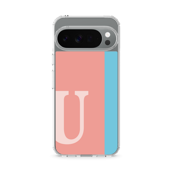 スリムプロテクションケース［ オリジナル - initial color line - U pink ］