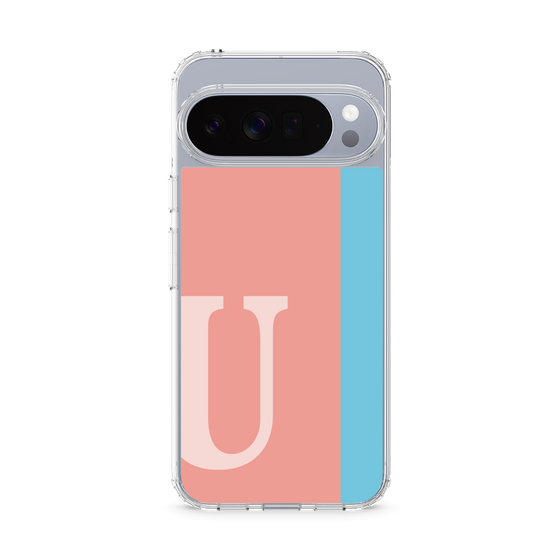スリムプロテクションケース［ オリジナル - initial color line - U pink ］