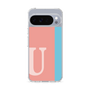スリムプロテクションケース［ オリジナル - initial color line - U pink ］
