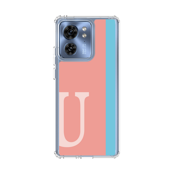スリムプロテクションケース［ オリジナル - initial color line - U pink ］