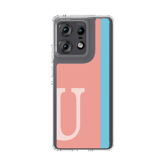 スリムプロテクションケース［ オリジナル - initial color line - U pink ］