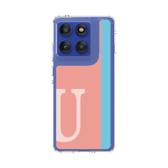 スリムプロテクションケース［ オリジナル - initial color line - U pink ］