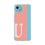 スリムプロテクションケース［ オリジナル - initial color line - U pink ］