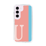 スリムプロテクションケース［ オリジナル - initial color line - U pink ］