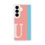 スリムプロテクションケース［ オリジナル - initial color line - U pink ］