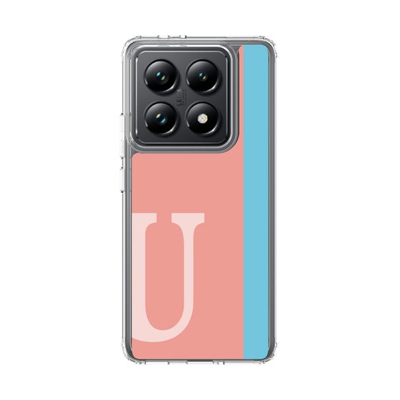 スリムプロテクションケース［ オリジナル - initial color line - U pink ］