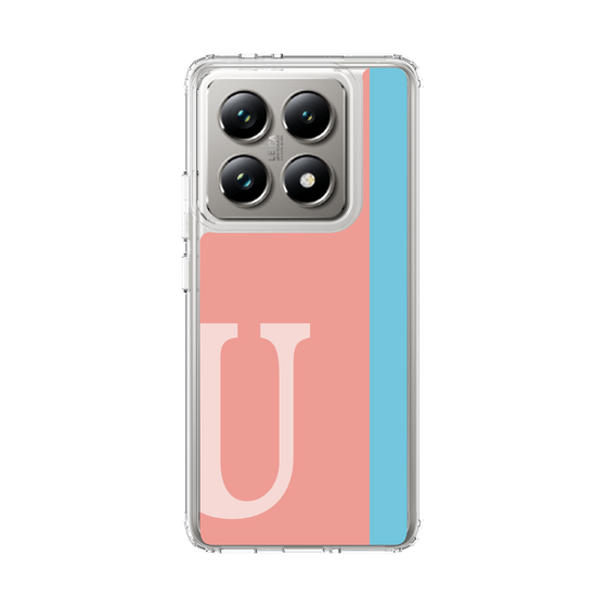 スリムプロテクションケース［ オリジナル - initial color line - U pink ］