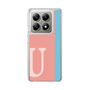 スリムプロテクションケース［ オリジナル - initial color line - U pink ］