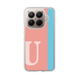 スリムプロテクションケース［ オリジナル - initial color line - U pink ］