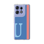 スリムプロテクションケース［ オリジナル - initial color line - U blue ］