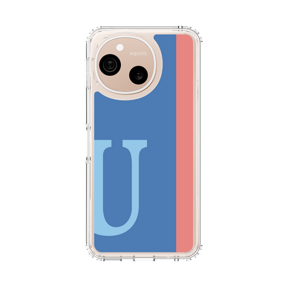 スリムプロテクションケース［ オリジナル - initial color line - U blue ］