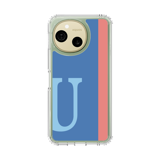 スリムプロテクションケース［ オリジナル - initial color line - U blue ］