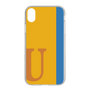 スリムプロテクションケース［ オリジナル - initial color line - U orange ］