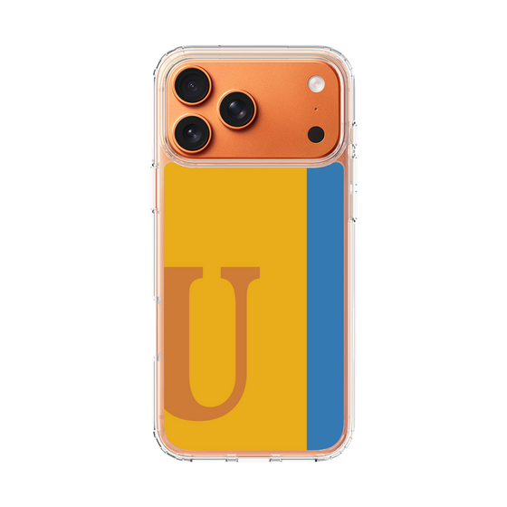 スリムプロテクションケース［ オリジナル - initial color line - U orange ］