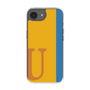スリムプロテクションケース［ オリジナル - initial color line - U orange ］