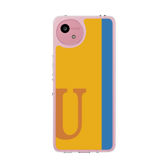 スリムプロテクションケース［ オリジナル - initial color line - U orange ］
