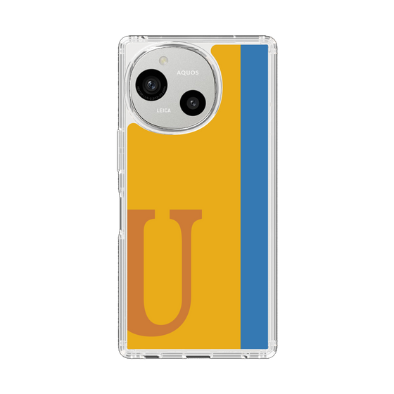 スリムプロテクションケース［ オリジナル - initial color line - U orange ］