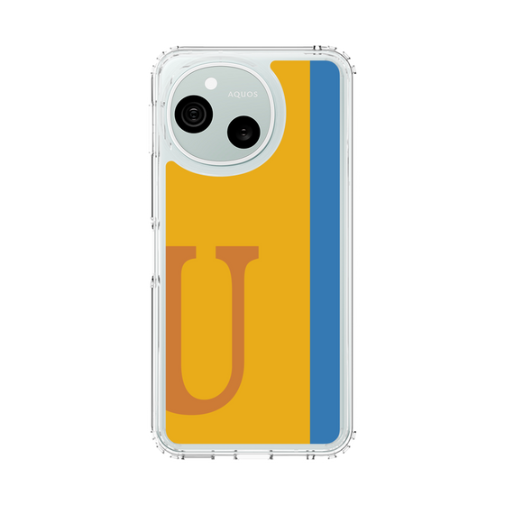 スリムプロテクションケース［ オリジナル - initial color line - U orange ］