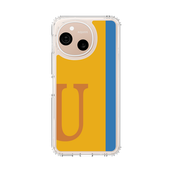 スリムプロテクションケース［ オリジナル - initial color line - U orange ］