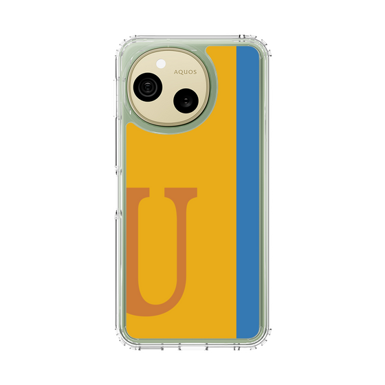 スリムプロテクションケース［ オリジナル - initial color line - U orange ］