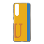 スリムプロテクションケース［ オリジナル - initial color line - U orange ］