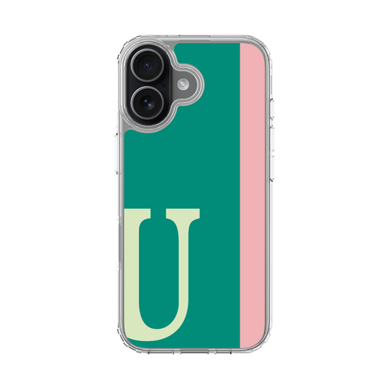 スリムプロテクションケース［ オリジナル - initial color line - U green ］