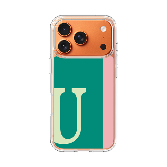 スリムプロテクションケース［ オリジナル - initial color line - U green ］