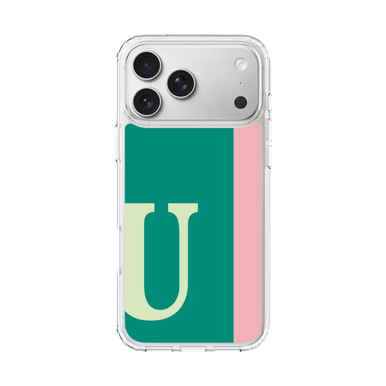 スリムプロテクションケース［ オリジナル - initial color line - U green ］