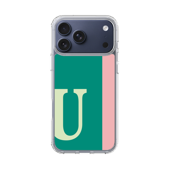 スリムプロテクションケース［ オリジナル - initial color line - U green ］