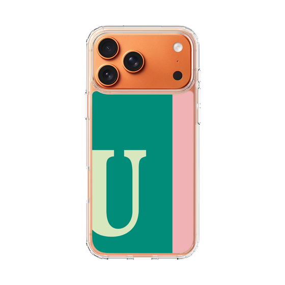 スリムプロテクションケース［ オリジナル - initial color line - U green ］