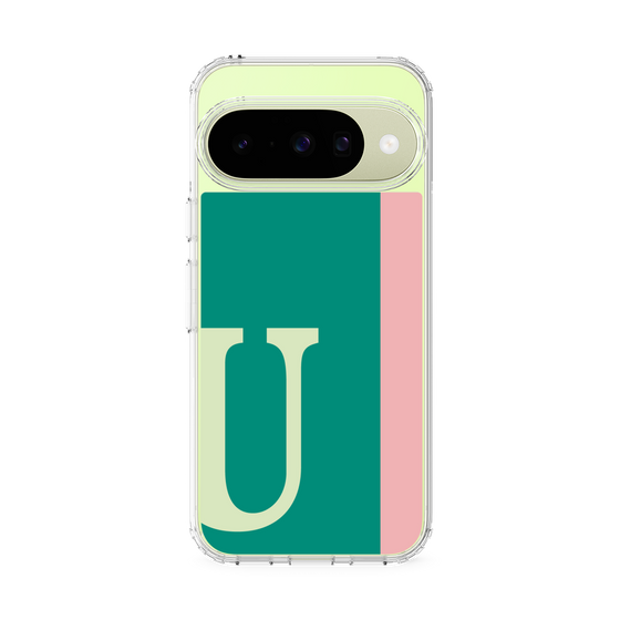 スリムプロテクションケース［ オリジナル - initial color line - U green ］