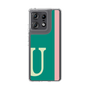 スリムプロテクションケース［ オリジナル - initial color line - U green ］