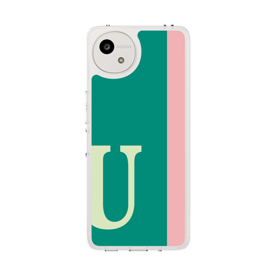 スリムプロテクションケース［ オリジナル - initial color line - U green ］