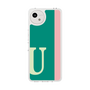 スリムプロテクションケース［ オリジナル - initial color line - U green ］