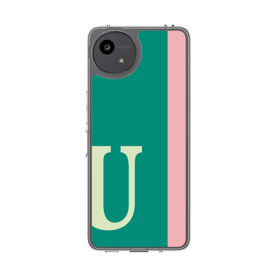 スリムプロテクションケース［ オリジナル - initial color line - U green ］
