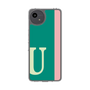 スリムプロテクションケース［ オリジナル - initial color line - U green ］